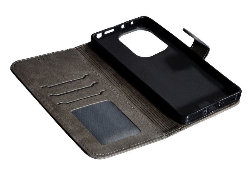Шкіряний чохол-книжка Business Book на Xiaomi Redmi Note 13 Pro (4G) / grey 200749 фото