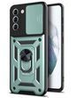 PC + TPU чохол Camshield armor для Samsung Galaxy S24 / зелений 094576 фото