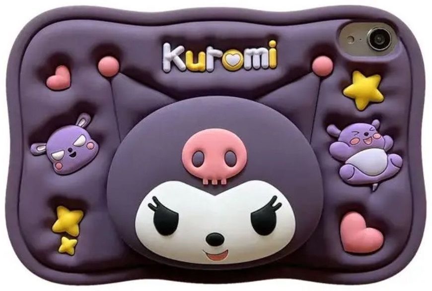 Чехол Kuromi case на планшет Xiaomi Redmi Pad SE (11") / темно-фиолетовый 099749 фото