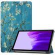 Чехол книжка Crazy Horse для Samsung Galaxy Tab A7 Lite 8.7" (SM-T220) / flowers 093902 фото