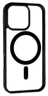 Чехол TPU+PC Color с поддержкой Magsafe для Apple iPhone 16 Pro Max / black 200830 фото