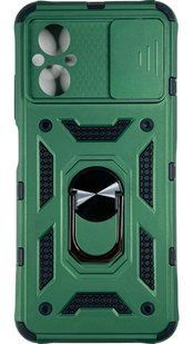 PC + TPU чехол Camshield armor для Poco M5 (на поко м5) зеленый 087330 фото