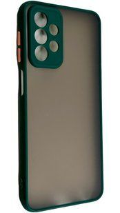 TPU чехол накладка Matte Color Case для Samsung Galaxy A23 темно-зеленый 092561 фото