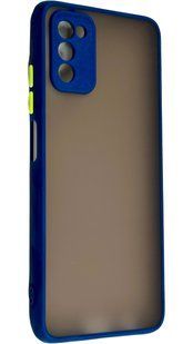 TPU чохол накладка Matte Color Case для Samsung Galaxy A03S синій 092511 фото