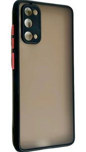 TPU чехол накладка Matte Color Case для Samsung Galaxy S20 черный 092211 фото