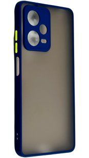 TPU чехол накладка Matte Color Case для Xiaomi Redmi Note 12 Pro 5G синий 092011 фото