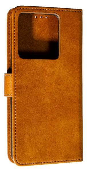 Шкіряний чохол книжка Business book на Xiaomi Redmi Note 13 Pro (5G) / коричневий 095943 фото