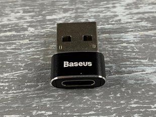 USB переходник Baseus USB Female To Type-C Male Adapter Converter черный 83451 фото
