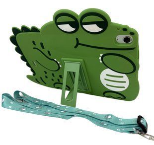Чехол Crocodile Case на планшет iPad Air 4 (10.9") 2020 / зеленый (з ремінцем) 099325 фото
