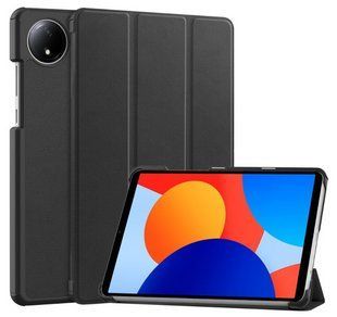 Чехол книжка Crazy Horse на Xiaomi Redmi Pad SE (8.7") 2024 / черный 200499 фото