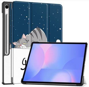 Чохол книжка Crazy Horse на планшет Samsung Galaxy Tab S10 FE Plus (13.1") / good night 202552 фото