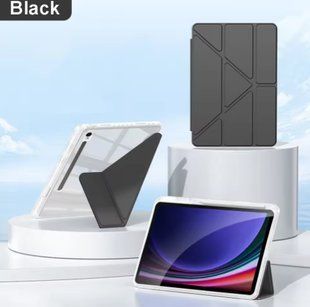 Чехол книжка Transparent Origami на Samsung Galaxy Tab S11 (11") / черный 100685 фото