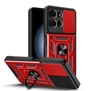 PC + TPU чехол Camshield Armor для Motorola G75 (5G) / красный 099841 фото