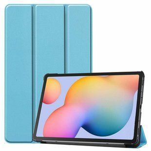 Чехол книжка Crazy Horse для Samsung Galaxy Tab S6 Lite (10.4") / голубой 093872 фото