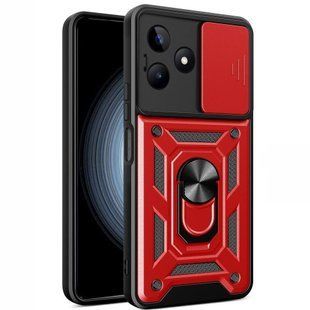 PC + TPU чохол Camshield armor для Realme C51 / червоний 095707 фото