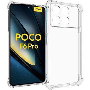 Чехол накладка WXD для Poco F6 Pro / прозрачный 097405 фото