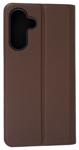 Шкіряний чохол книжка Fibra case на Samsung Galaxy A56 / коричневий 202295 фото
