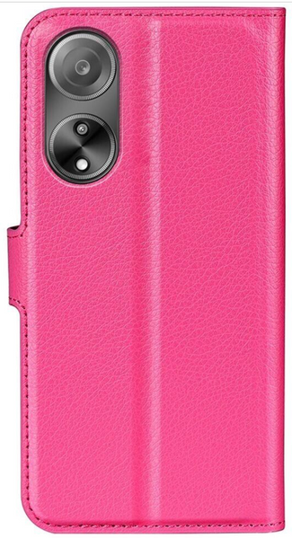 Чехол книжка Lichee для OPPO A98 5G малиновый 089904 фото