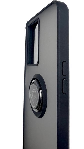 TPU чохол накладка Matte Ring Magnit для Oneplus Nord N300 (на ванплас норд н300) чорний 087630 фото