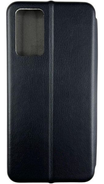 Кожаный чехол книжка Elegant book на Oppo A96 / черный 087880 фото