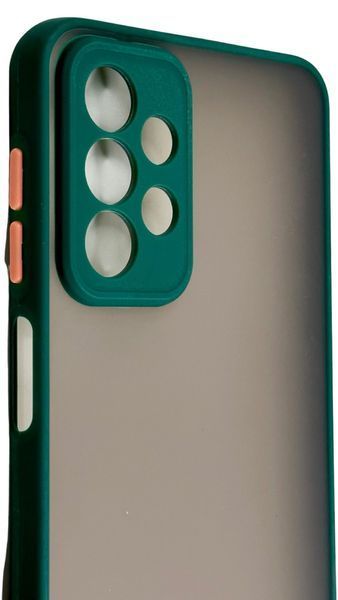 TPU чохол накладка Matte Color Case для Samsung Galaxy A23 темно-зелений 092561 фото