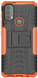 PC + TPU чехол Armor на Motorola E40 оранжевый 89502 фото 7