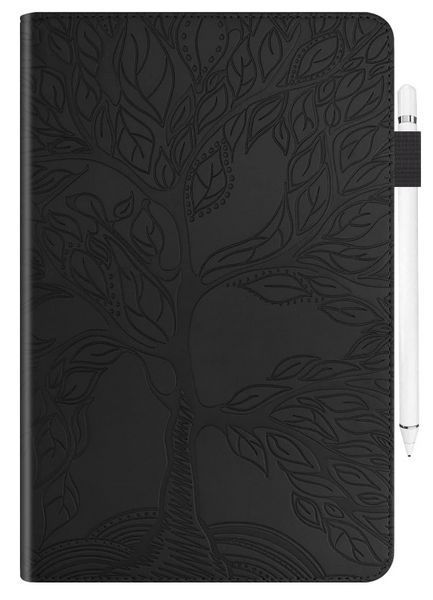Чохол книжка Wood Book на планшет Xiaomi Redmi Pad SE (8.7") / чорний 200874 фото