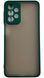 TPU чохол накладка Matte Color Case для Samsung Galaxy A23 темно-зелений 092561 фото 2