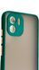 TPU чохол накладка Matte Color Case для Xiaomi Redmi A2 темно-зелений 092061 фото 3