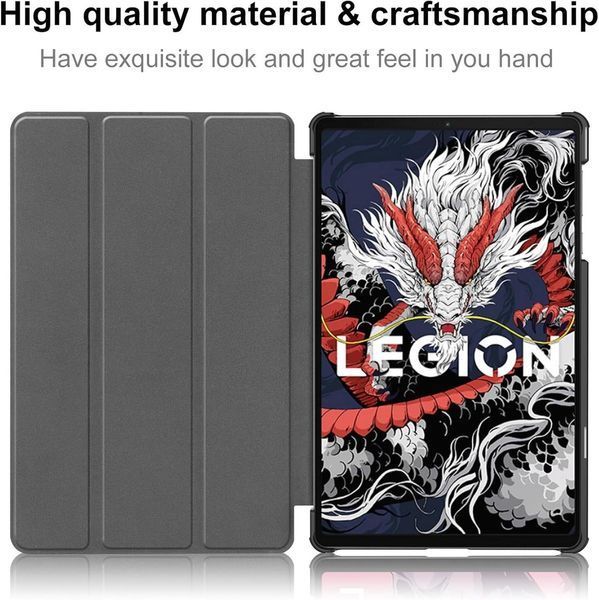 Шкіряний чохол книжка Crazy Horse для Lenovo Legion Y700 (2025) (8.8")/graffiti 099753 фото
