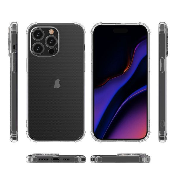 Чохол накладка WXD для iPhone 15 Pro Max (закрита камера) / прозорий 093768 фото
