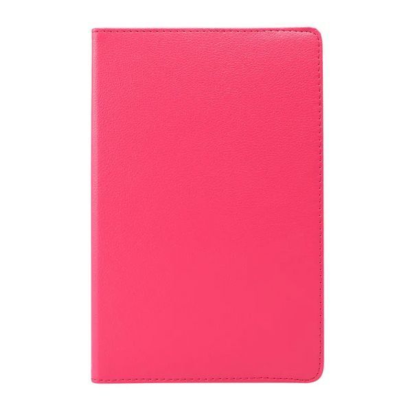 Кожаный чехол книжка 360 для Lenovo Tab 2025 (10.1") / малиновый 100826 фото