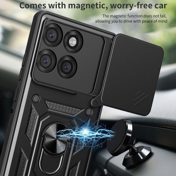PC + TPU чехол Camshield Armor для Motorola Edge 60 Fusion/ синий 100365 фото