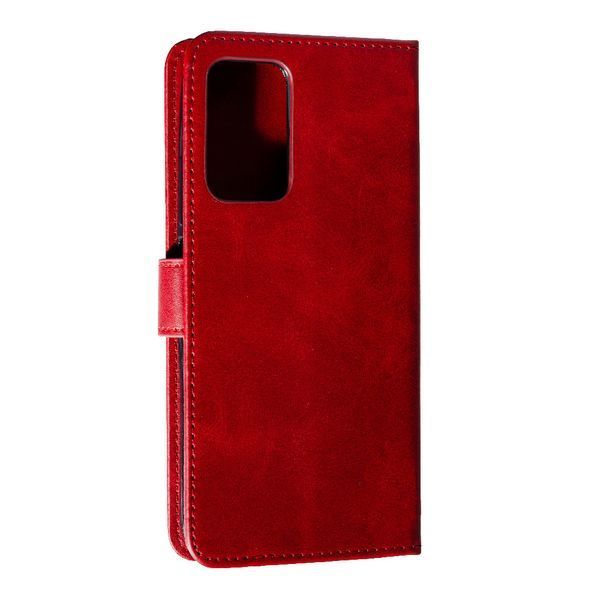 Шкіряний чохол книжка Amsterdam на Xiaomi Redmi Note 12S (4G) червоний 094308 фото