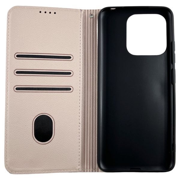 Чохол книжка Deluxe book для Xiaomi Redmi 12C (наредмі 12ц) пудровий 088219 фото