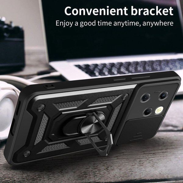 PC + TPU чехол Camshield Armor для Infinix Hot 40 Pro (X6837) / красный 095721 фото