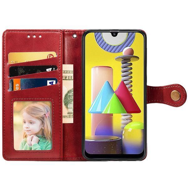 Чехол книжка GETMAN Gallant на OPPO A17 красный 088183 фото