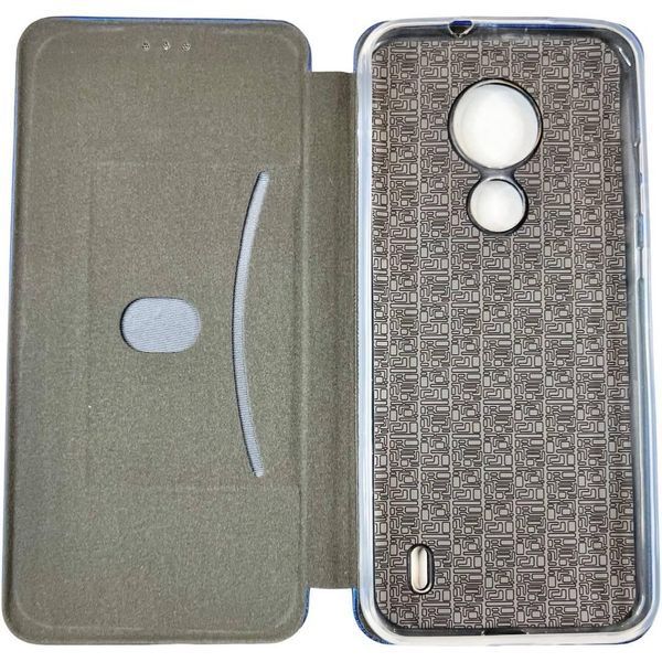 Чохол книжка Elegant book для Nokia C21 / синій 87280 фото