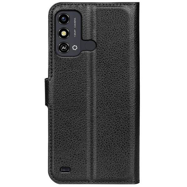 Шкіряний чохол книжка Lichee для ZTE blade A53 чорний 093052 фото
