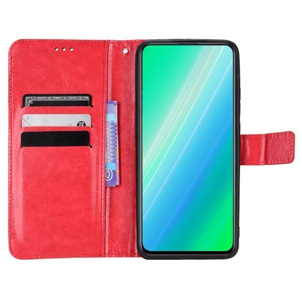 Чехол книжка Book case для Poco M6 Pro красный 091254 фото