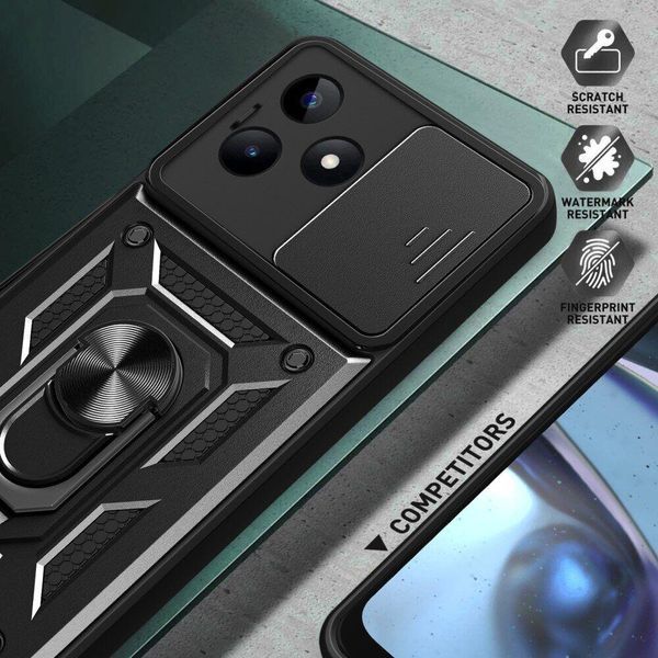 PC + TPU чехол Camshield armor для Realme C51 / красный 095707 фото
