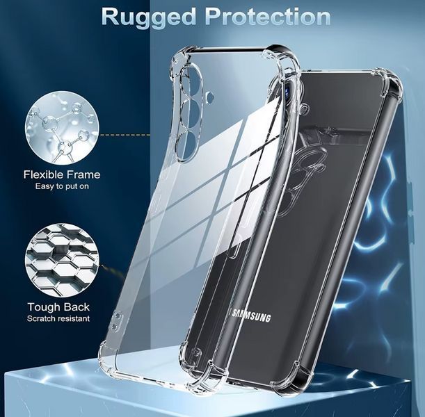 Силіконовий чохол WXD для Samsung Galaxy S26 / прозорий 204336 фото