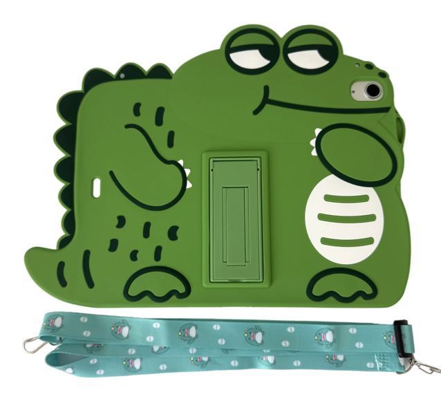 Чехол Crocodile Case на планшет iPad Air 4 (10.9") 2020 / зеленый (з ремінцем) 099325 фото