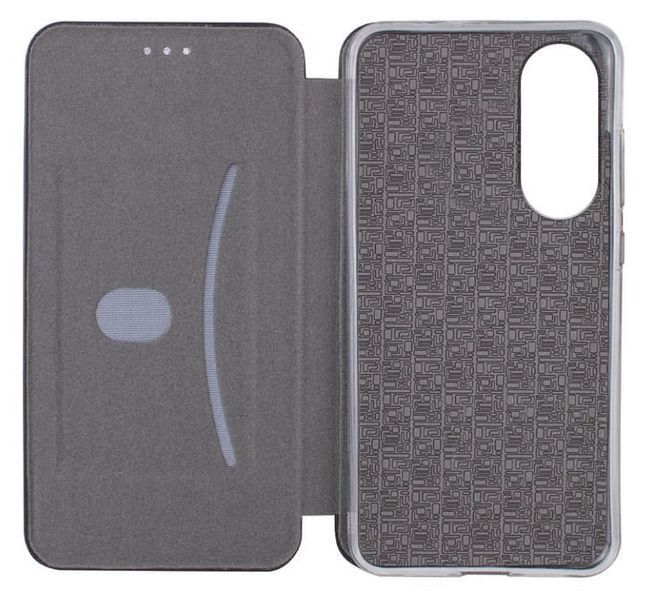 Шкіряний чохол-книжка Elegant book на Oppo A78 (4G) / чорний 201966 фото
