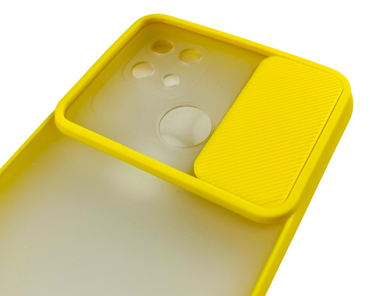 Чохол для TOTU Slide Camera для Xiaomi Redmi 10C (редмі 10ц) жовтий 085792 фото