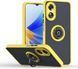 TPU чехол накладка Matte Ring Magnit для OPPO A38 желтый 094851 фото 1