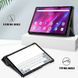 Кожаный чехол книжка Crazy Horse для Lenovo Tab K10 голубой 093846 фото 3