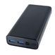 Зовнішній акумулятор Power Bank Hytech HP-S20PD 20000 mAh чорний 085260 фото 2