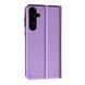 Шкіряний чохол-книжка Fibra case на Samsung Galaxy A35 / фіолетовий 096980 фото 2