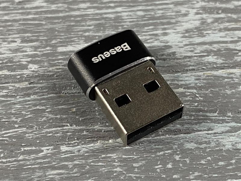USB переходник Baseus USB Female To Type-C Male Adapter Converter черный 83451 фото